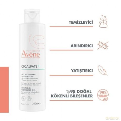 Avene Cleansing gel Cicalfate+ (Purifying Clean sing Gel) 200 ml unisex