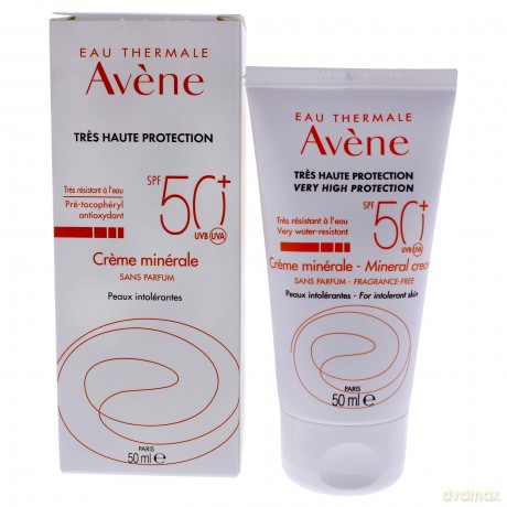 Avene Mineral Face Protection Cream 50+ (Very High Protection) 50 ml unisex