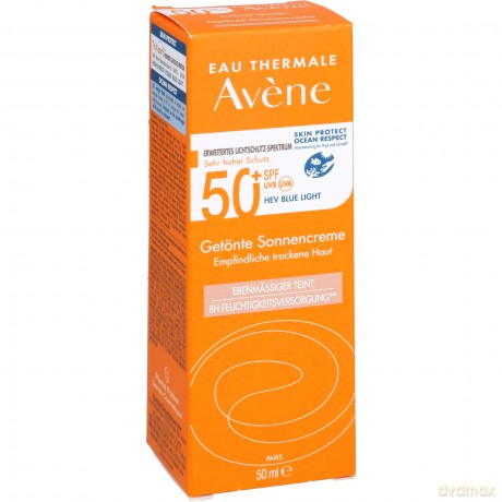 Avene Tinted sun cream for dry and sensitive skin SPF 50+ (Tinted Cream) 50 ml unisex