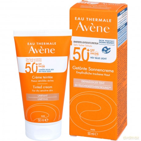 Avene Tinted sun cream for dry and sensitive skin SPF 50+ (Tinted Cream) 50 ml unisex