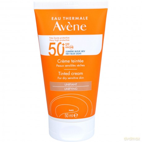 Avene Tinted sun cream for dry and sensitive skin SPF 50+ (Tinted Cream) 50 ml unisex