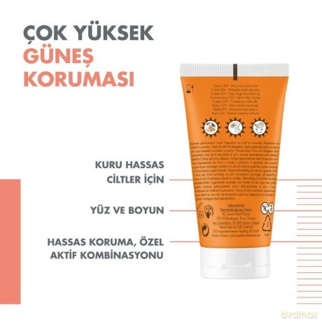 Avene Tinted suntan fluid for sensitive, normal to combination skin SPF 50+ Unifying (Tinted Fluid) 50 ml dla kobiety