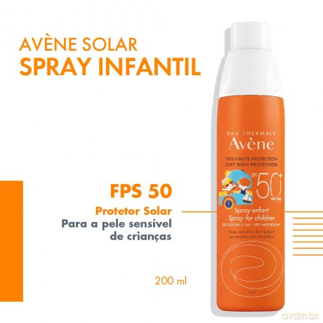 Avene Protective spray for children for face and body SPF 50+ (Spray for Children) 200 ml