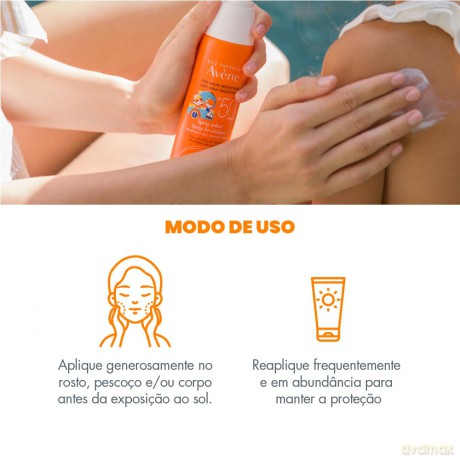 Avene Protective spray for children for face and body SPF 50+ (Spray for Children) 200 ml