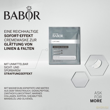 Babor Cream mask for mature skin with a lifting effect Doctor Babor (Tightening Cream Mask) 10 ml dla kobiety