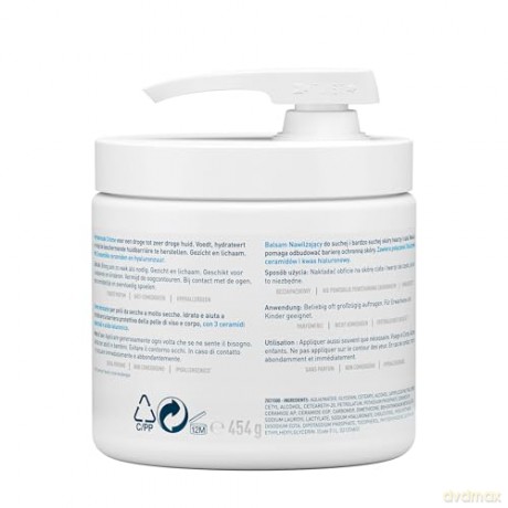 CeraVe Moisturizing cream for dry and very dry skin (Moisturizing Cream) 454 g unisex