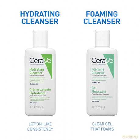 CeraVe Cleansing Foaming Gel for Normal to Oily Skin (Foaming Cleanser) - Volume: 88 ml unisex