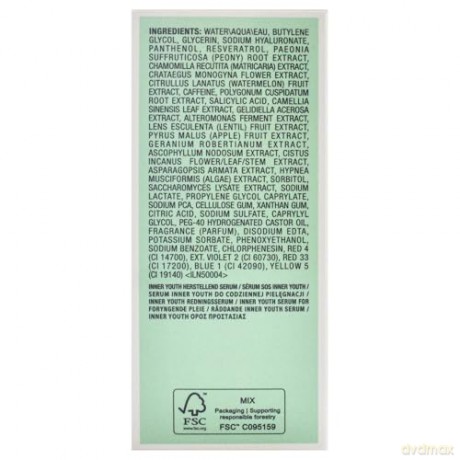 Darphin Soothing serum for sensitive skin Intral (Inner Youth Rescue Serum) - Volume: 50 ml dla kobiety