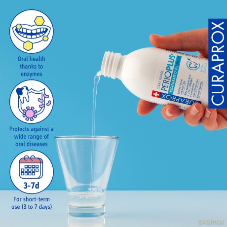 Curaprox Mouthwash Perio Plus+ Regenerate 200 ml unisex