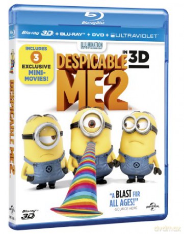 Despicable Me 2 (Minionki Rozrabiają) [Blu-ray 3D]+[Blu-Ray]