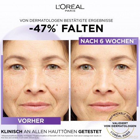L´Oréal Paris Anti-wrinkle serum with 1.5% pure hyaluronic acid Revi talift Filler (Hyaluronic Acid Serum) - Volume: 50 ml dla kobiety