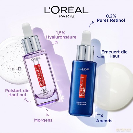 L´Oréal Paris Anti-wrinkle serum with 1.5% pure hyaluronic acid Revi talift Filler (Hyaluronic Acid Serum) - Volume: 50 ml dla kobiety
