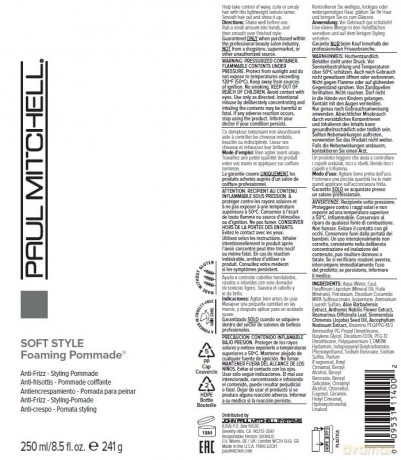 Paul Mitchell Smoothing Fluid for Strong Hair Soft Style (Foaming Pomade) - Volume: 250 ml dla kobiety