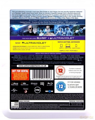 Oblivion (Niepamięć) [Blu-Ray]