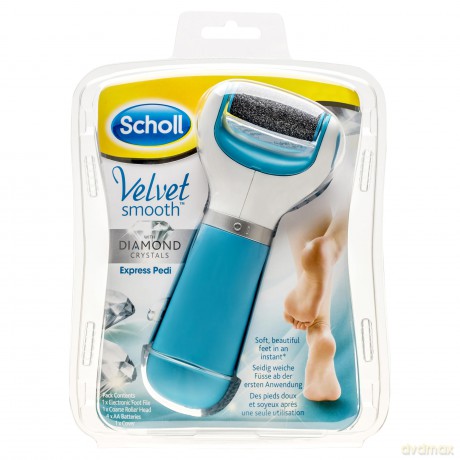 Scholl Electric foot file with Velvet Smooth Marine Minerals marine minerals unisex