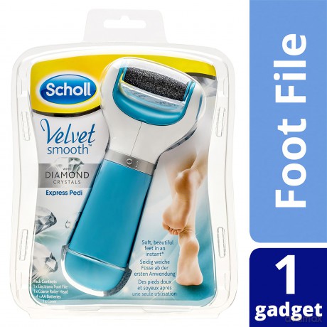 Scholl Electric foot file with Velvet Smooth Marine Minerals marine minerals unisex