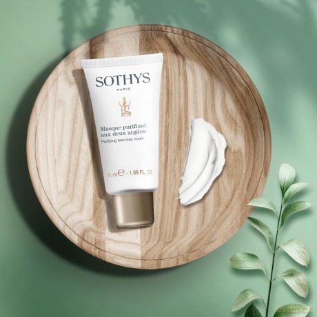 SOTHYS Paris (Purifying Two-Clay Mask) - Volume: 50 ml dla kobiety