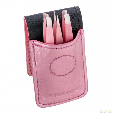 Tweezerman Mini travel set of tweezers Micro Mini Tweezer Set dla kobiety