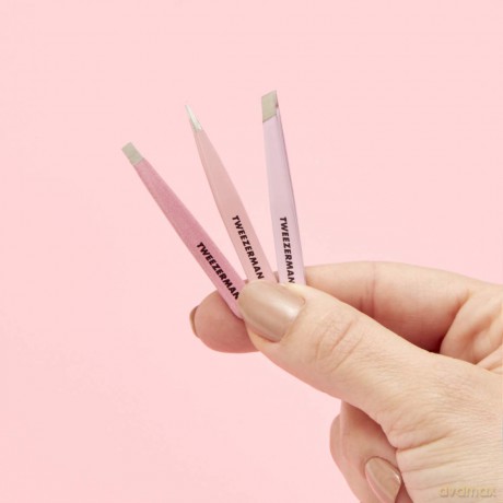 Tweezerman Mini travel set of tweezers Micro Mini Tweezer Set dla kobiety
