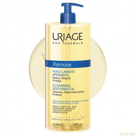 Uriage Cleasing Cleansing Oil for Face and Body (Cleasing Soothing Oil) - Volume: 1000 ml dla kobiety