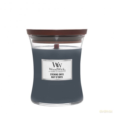 WoodWick Scented candle vase Evening Onyx 275 g unisex