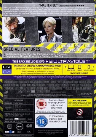 Elysium (Elizjum) [DVD]
