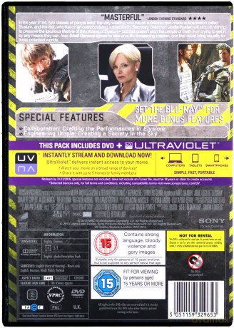 Elysium (Elizjum) [DVD]