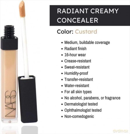 NARS RADIANT CREAMY CONCEALER - Shade: Custard dla kobiety