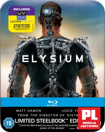 Elysium (Elizjum) (Steelbook) [Blu-Ray]
