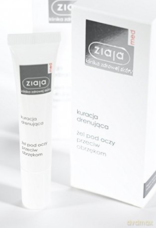 Ziaja Gel under the eyes against swelling Med 15 ml dla kobiety