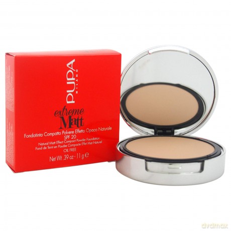PUPA Milano (Compact Powder Foundation) Extreme Matt 11 g - Shade: 040 dla kobiety