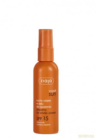 Ziaja Suchý olej na opalování v gelu SPF 15 Sun (Dry Oil in Gel) 90 ml dla kobiety