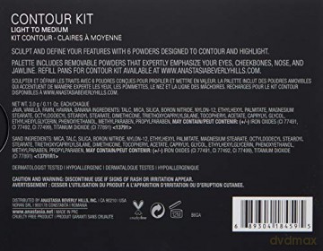 Anastasia Beverly Hills Contour palette Light to Medium (Contour Kit) 18 g dla kobiety