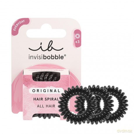 Invisibobble Hair band Original True Black 3 pcs dla kobiety