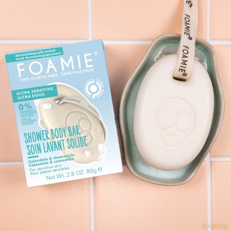 Foamie Solid shower care Ultra Sensitive (Shower Body Bar) 80 g dla kobiety