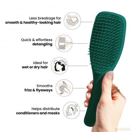Tangle Teezer The Ultimate Detangler Green Jungle Hairbrush dla kobiety