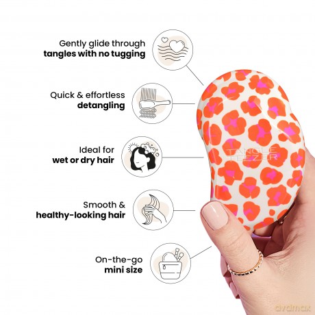 Tangle Teezer Hair brush Original Mini Leo Orange dla kobiety