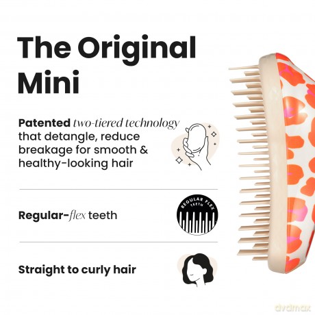 Tangle Teezer Hair brush Original Mini Leo Orange dla kobiety