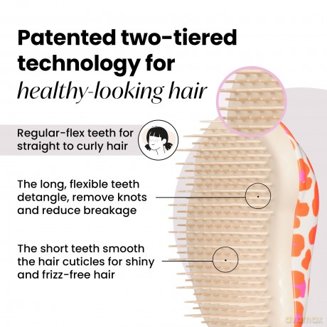 Tangle Teezer Hair brush Original Mini Leo Orange dla kobiety