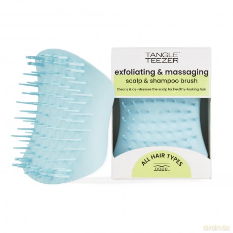 Tangle Teezer Massage exfoliation brush for the scalp Scalp Brush Seafoam Blue dla kobiety