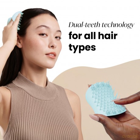 Tangle Teezer Massage exfoliation brush for the scalp Scalp Brush Seafoam Blue dla kobiety