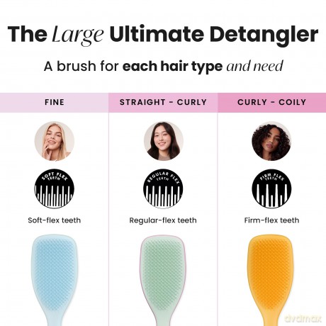 Tangle Teezer The Ultimate Detangler Hairbrush Large Rose/Sage dla kobiety