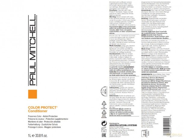 Paul Mitchell Color Care (Color Protect Daily Conditioner) - Volume: 1000 ml dla kobiety