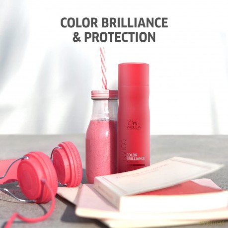 Wella Professionals Shampoo for Fine and Normal Hair Invigo Color Brilliance (Color Protection Shampoo) - Volume: 300 ml dla kobiety