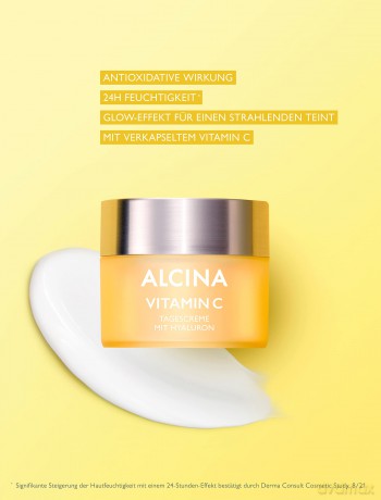 Alcina Day cream with vitamin C for bright and fresh skin (Day Cream) 50 ml dla kobiety