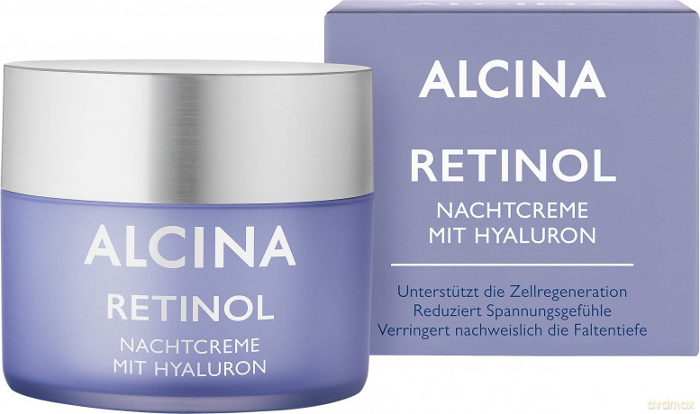 Alcina Night cream with retinol for rested skin (Night Cream) 50 ml dla kobiety