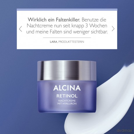 Alcina Night cream with retinol for rested skin (Night Cream) 50 ml dla kobiety
