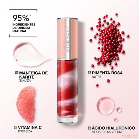 Givenchy Liquid lip balm Rose Perfecto Liquid (Lip Balm) 6 ml - Shade: 117 Chilling Brown Makeup dla kobiety
