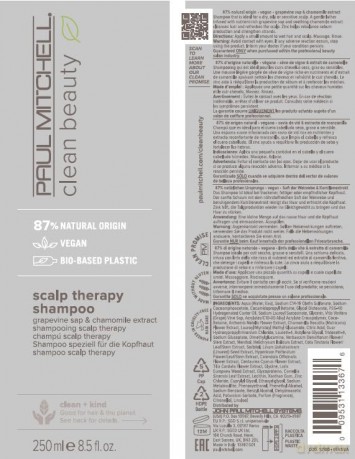 Paul Mitchell Shampoo for sensitive scalp Clean Beauty (Scalp Therapy Shampoo) - Volume: 250 ml dla kobiety