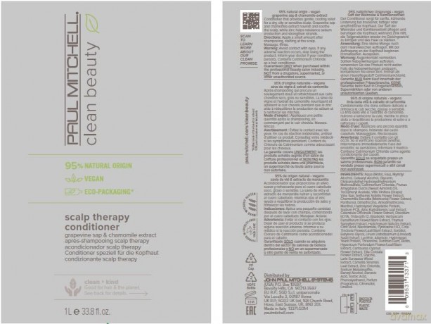 Paul Mitchell Clean Beauty Scalp Therapy Conditioner - Volume: 1000 ml dla kobiety